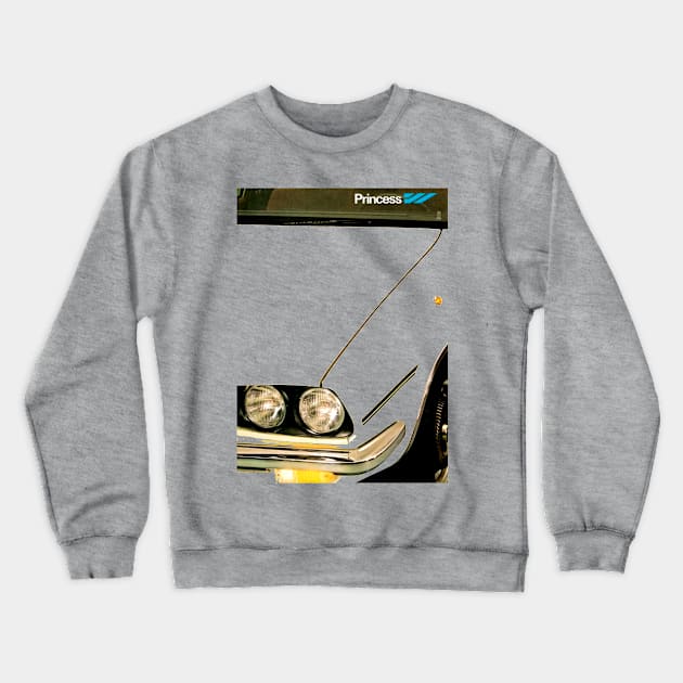 BRITISH LEYLAND PRINCESS - brochure Crewneck Sweatshirt by Throwback Motors